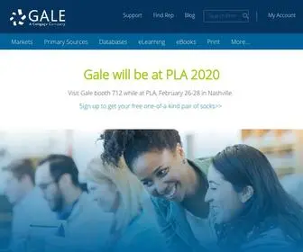 Gale.com(Scholarly Resources for Learning and Research) Screenshot