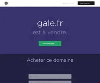 Gale.fr(Gale) Screenshot