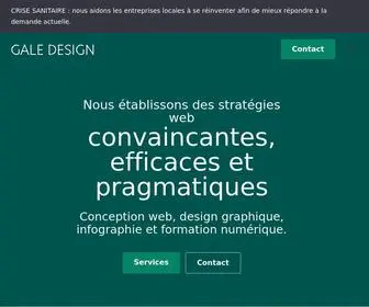 Galedesign.ca(Découvrez les services web de Gale Design) Screenshot