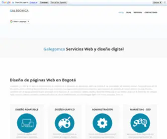 Galegomca.com(Diseño de Páginas Web) Screenshot