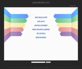 Galen563DSF.com(Galen 563 DSF) Screenshot