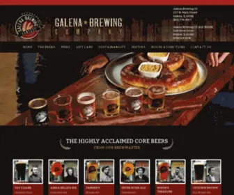 Galenabrewery.com(Galena Brewing Company) Screenshot