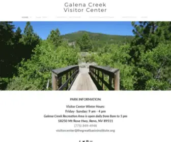 Galenacreekvisitorcenter.org(Galena Creek Visitor Center) Screenshot