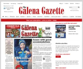 Galenagazette.com(Galena Gazette) Screenshot