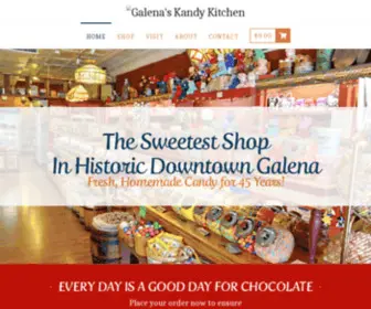 Galenaskandykitchen.com(Galena's Kandy Kitchen) Screenshot