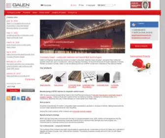 Galencomposite.com(Galen) Screenshot