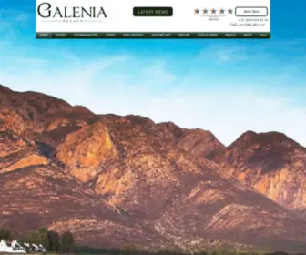 Galenia.co.za(Galenia Estate) Screenshot