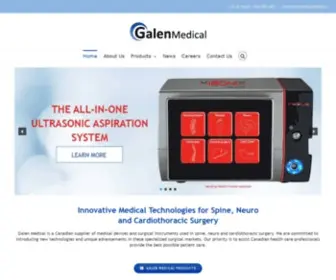 Galenmed.ca(Galen Medical) Screenshot