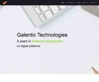 Galentictechnologies.com(Galentic Technologies) Screenshot