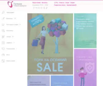 Galereya-Novosibirsk.ru(Галерея Новосибирск) Screenshot