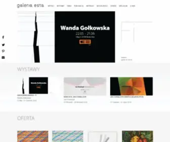 Galeria-Esta.pl(Galeria ESTA) Screenshot