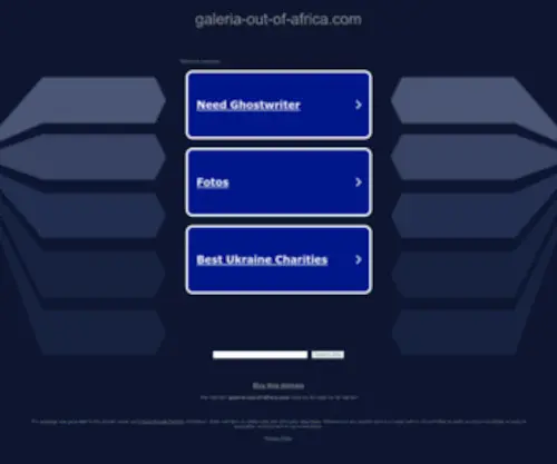 Galeria-Out-OF-Africa.com(Out of Africa Gallery) Screenshot