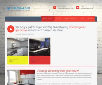 Galeria-Promar24.pl(Zlewy granitowe tylko z Polski) Screenshot