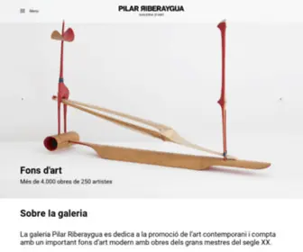 Galeria-Riberaygua.com(Pilar Riberaygua) Screenshot