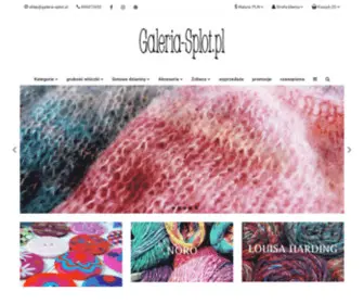Galeria-Splot.pl(Sklep internetowy z włóczkami) Screenshot