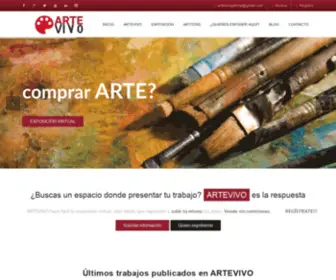 Galeriaartevivo.es(ARTEVIVO) Screenshot