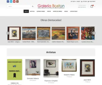 Galeriaboston.cl(Galeria de Arte Virtual) Screenshot