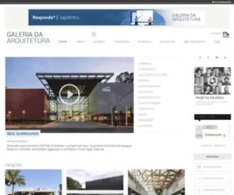Galeriadaarquitetura.com.br(Galeria da Arquitetura) Screenshot