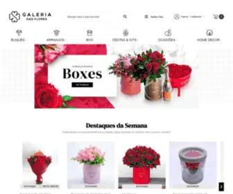 Galeriadasflores.com.br(Galeria das Flores) Screenshot