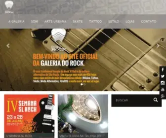 Galeriadorock.com.br(Galeria do Rock) Screenshot