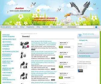 Galeriadziecieca.com.pl(Wózki dziecięce) Screenshot