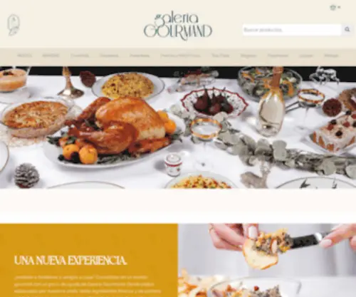 Galeriagourmand.com(Galería Gourmand) Screenshot