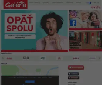 Galeriakosice.sk(Obchodné Centrum Galéria Shopping Košice) Screenshot