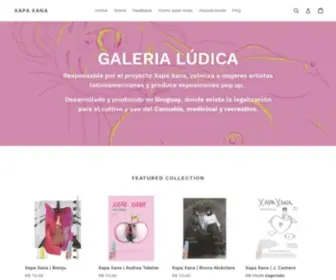 Galerialudica.com.br(Xapa Xana) Screenshot