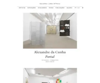 Galerialuisastrina.com.br(Galeria Luisa Strina) Screenshot