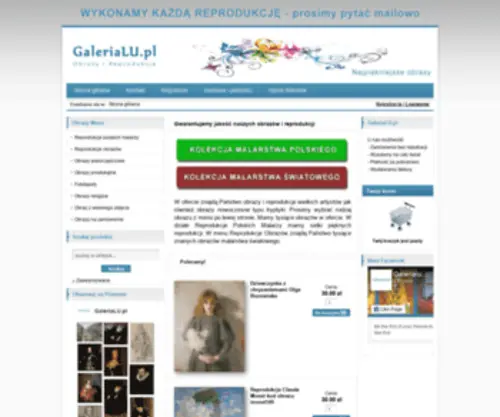 Galerialu.pl(Obrazy na ścianę) Screenshot