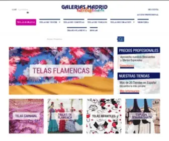 Galeriasmadrid.es(Telas Baratas) Screenshot