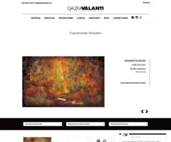 Galeriavalanti.com(Galería Valanti) Screenshot