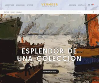 Galeriavermeer.com(Galería Vermeer) Screenshot