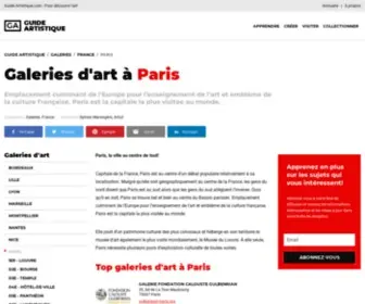 Galerie-ART-Paris.com(Galeries) Screenshot