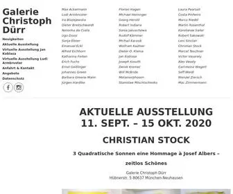 Galerie-CH-Duerr.de(Galerie Christoph Dürr) Screenshot