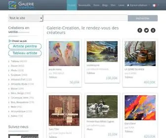 Galerie-Creation.com(DÃÂ©couvrez des crÃÂ©ations originales) Screenshot