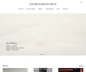 Galerie-Karsten-Greve.com(Galerie Karsten Greve) Screenshot