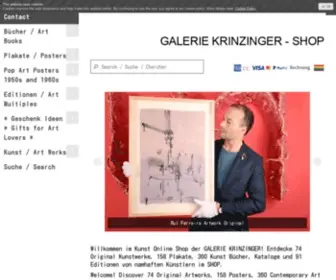 Galerie-Krinzinger-Shop.at(Art Shop) Screenshot