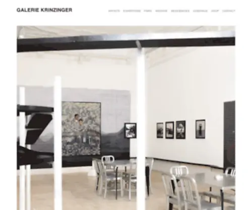 Galerie-Krinzinger.at(Galerie Krinzinger) Screenshot
