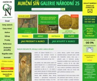 Galerie-Narodni.cz(Aukce obrazů) Screenshot