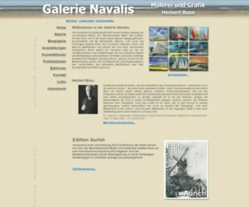 Galerie-Navalis.de(Galerie Navalis) Screenshot