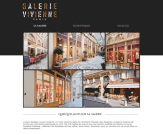 Galerie-Vivienne.com(La galerie) Screenshot