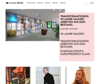 Galerie-Weise.de(Galerie Weise) Screenshot