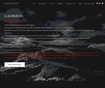 Galerie255.com(Contemporary Art) Screenshot