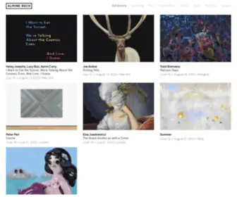 Galeriealminerech.com(Almine Rech Gallery) Screenshot