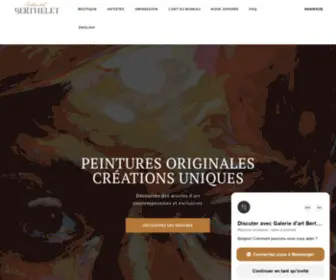 Galerieberthelet.com(Galerie Berthelet) Screenshot