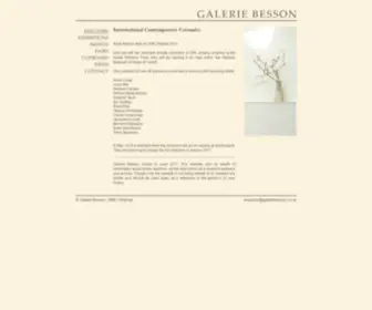 Galeriebesson.co.uk(Galerie Besson) Screenshot