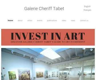 Galeriecherifftabet.com Screenshot