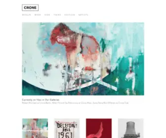 Galeriecrone.com(Galerie Crone) Screenshot