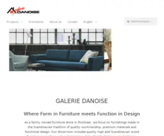 Galeriedanoise.com(Galerie Danoise Furniture) Screenshot